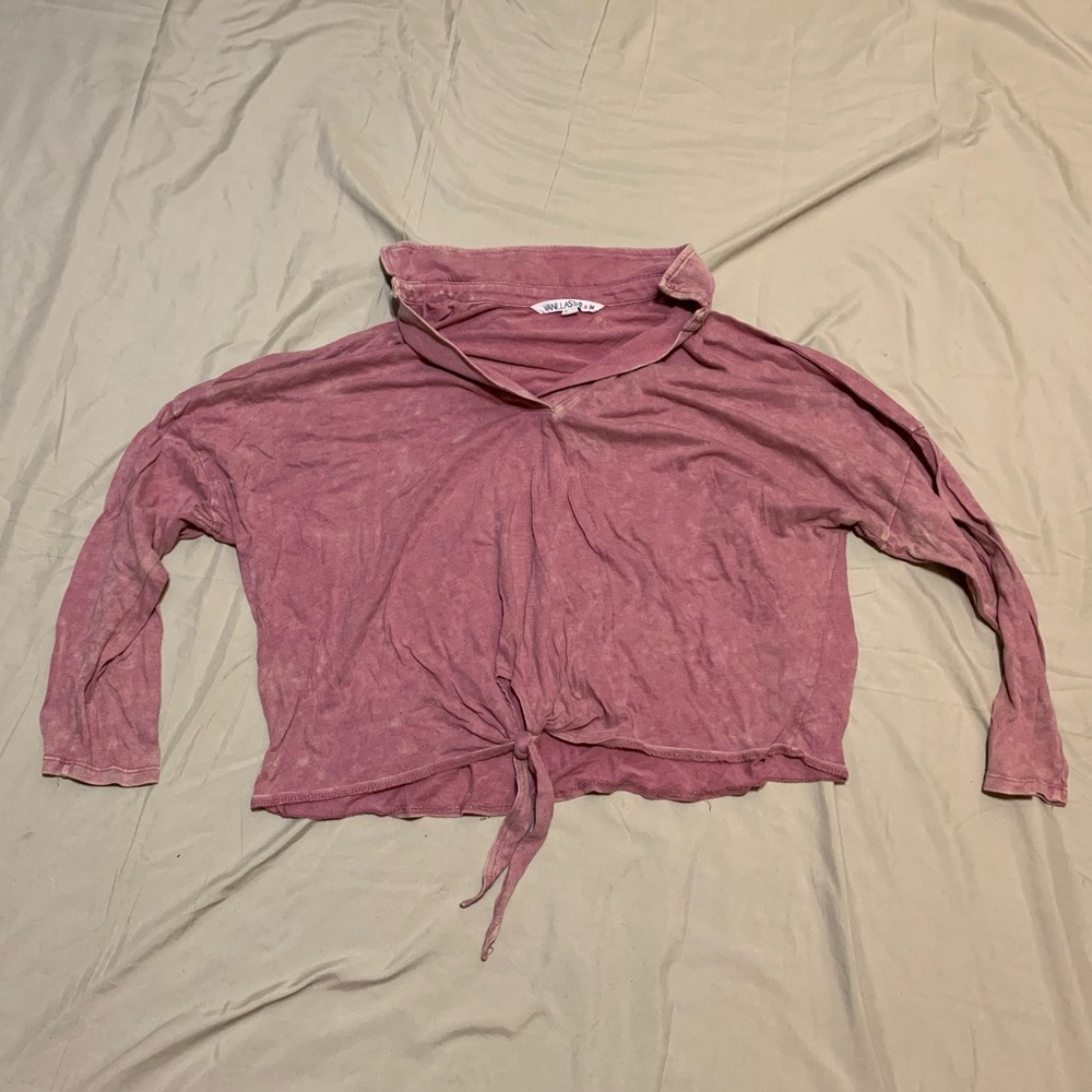 Vanilla Star Mauve Waist Cropped Top